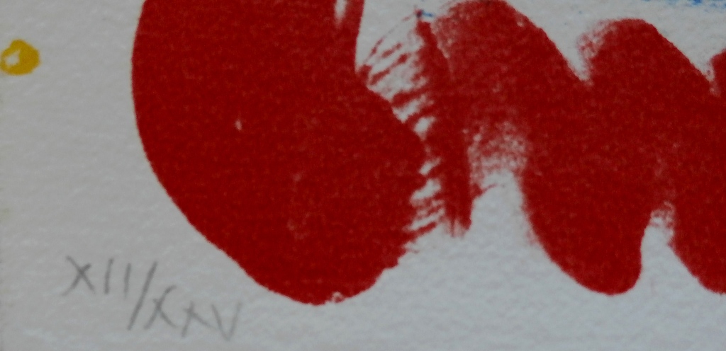Anton Rooskens - litho: compositie - 1967 kopen? Bied vanaf 350!
