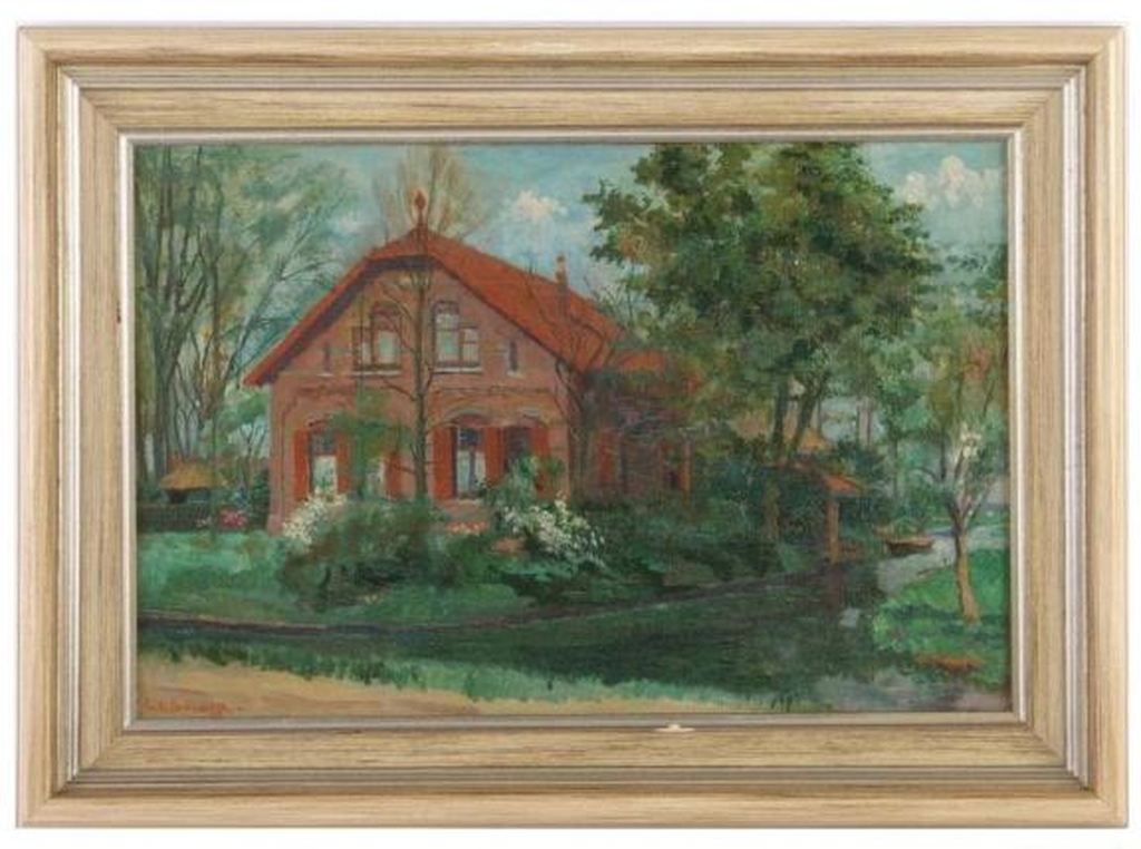 Anton Smeerdijk, olieverf op doek, huize Vredegoed te Maarsseveen kopen? Bied vanaf 1!