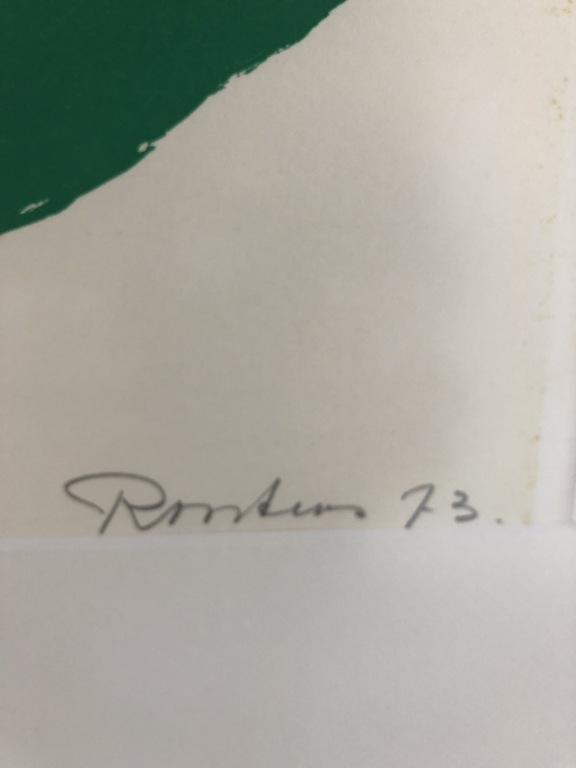 Anton Roosens: Grote zeefdruk, Birds II, ingelijst kopen? Bied vanaf 700!