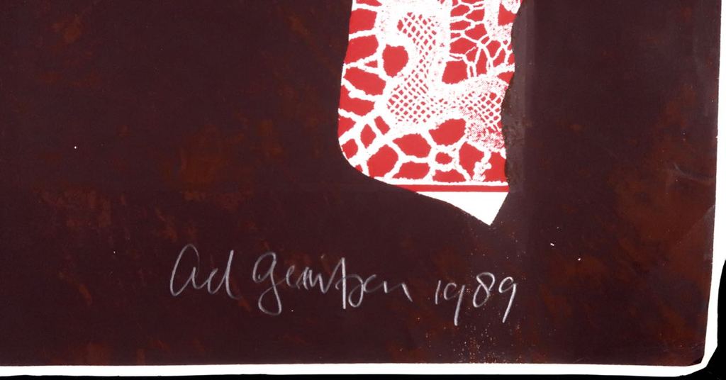 Ad Gerritsen: Zeefdruk, Zonder titel kopen? Bied vanaf 1!