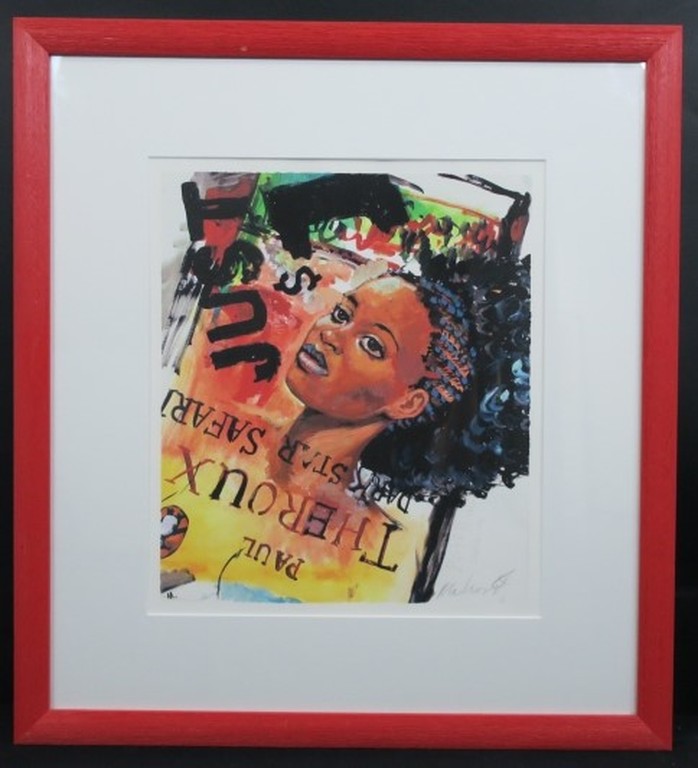 Peter Klashorst: Zeefdruk, Just 1 dollar - Ingelijst kopen? Bied vanaf 50!