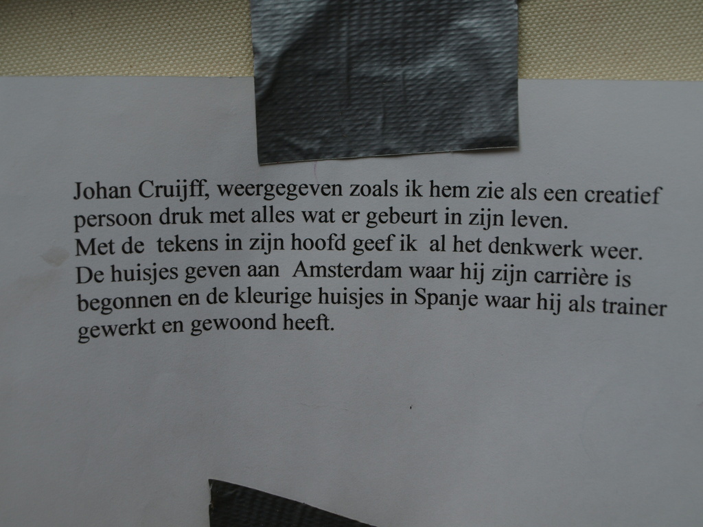 Lidia Verschoor : Gemengde techniek op doek  - Johan Cruijff - 2007 kopen? Bied vanaf 1!