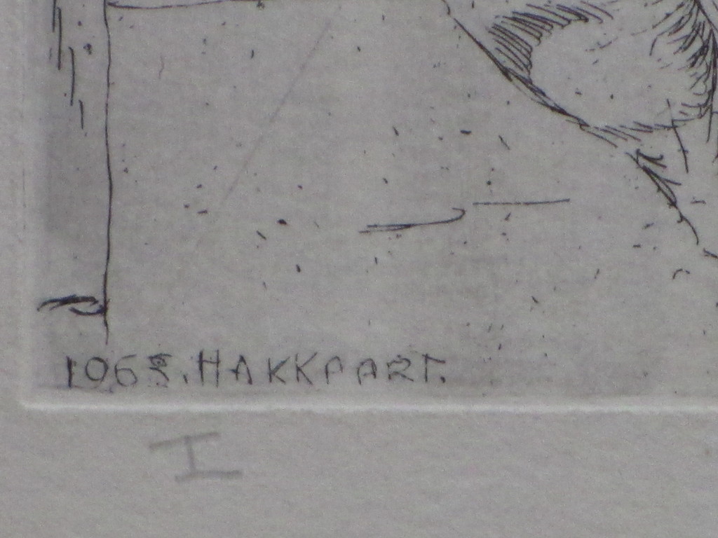 Fer Hakkaart, Leiden op straat, Ets '63 kopen? Bied vanaf 40!