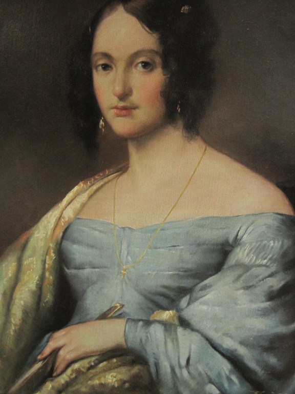 Fraai groot olieverf "portret van edele Dame" gesigneerd Jan Fransz  kopen? Bied vanaf 1!