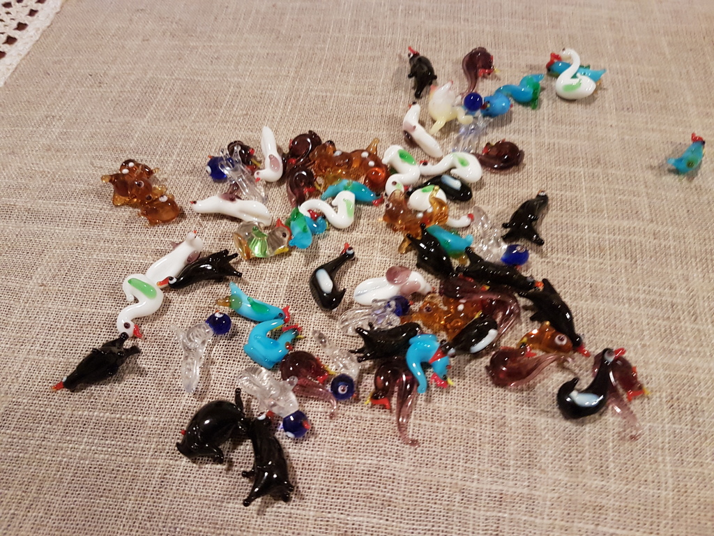 Vintage lotto Murano zoo- 50 pz - Original Murano anni 50/60 kopen? Bied vanaf 8!