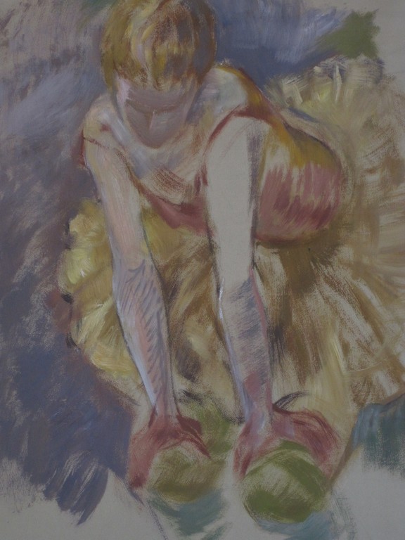 Salomea (Magda) Franken (1955-) "Ballerina" pastel 1977  kopen? Bied vanaf 1!