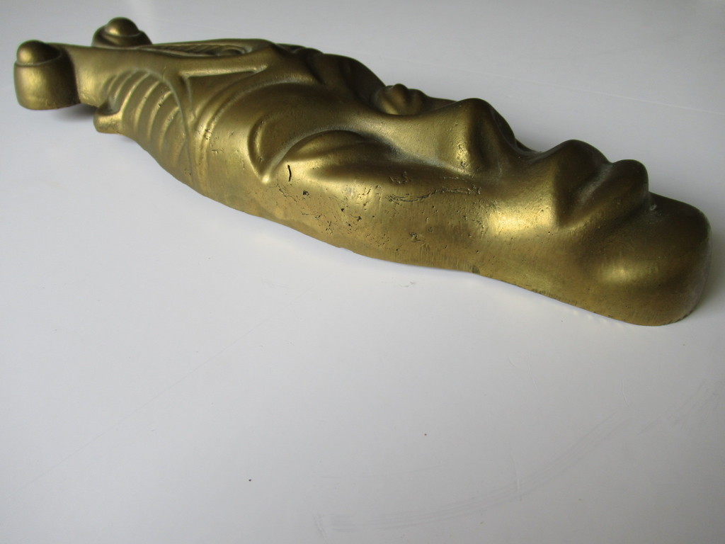 Onbekende kunstenaar: bronzen beeld, masker kopen? Bied vanaf 1!