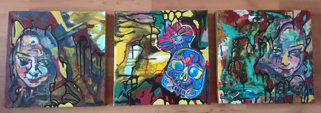 Zippora Meijer  Transiency Of The Beautiful Life  Drieluik kopen? Bied vanaf 150!