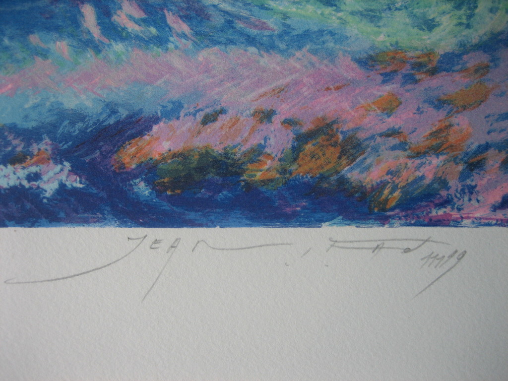 Jean Fernand - Paysage - Lithografie - Handgesigneerd - Opl. 170+180 ex. - 1999 kopen? Bied vanaf 1!