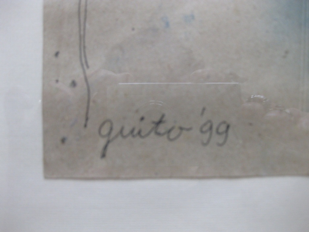 Mark Brusse, El Mano de Quito, Inkt en krijt op papier, 1999 kopen? Bied vanaf 400!