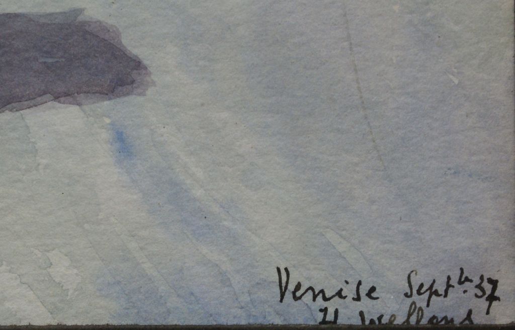 Venetie sept. 37" Henri Wellens aquarel kopen? Bied vanaf 1!