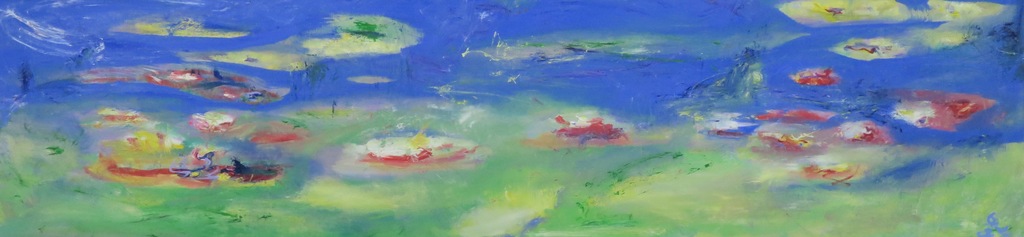 Beatrice de Jong: Acryl op doek, St. Baume - Ingelijst (Groot) kopen? Bied vanaf 1!