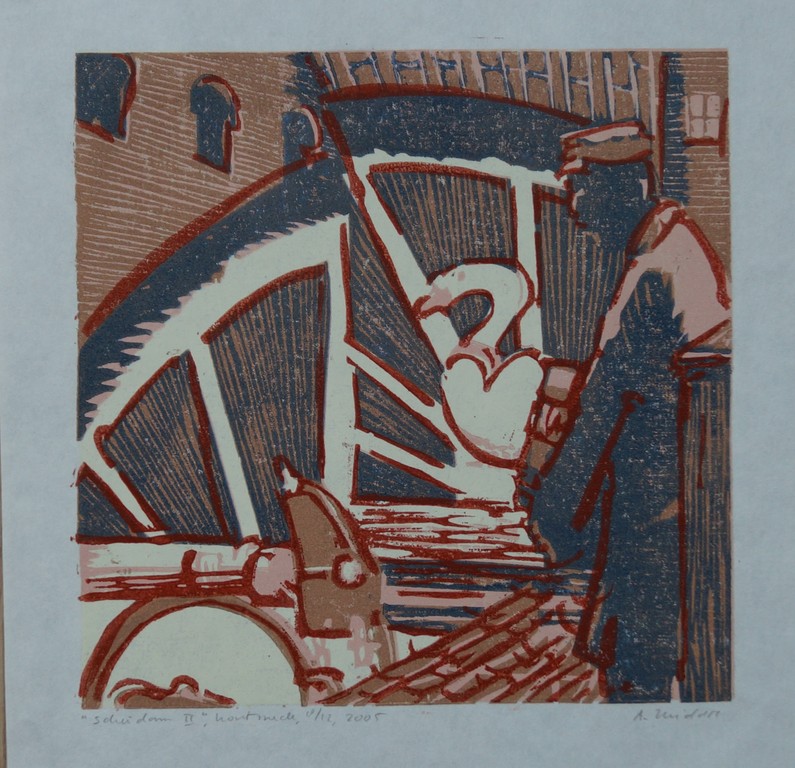 Sasha Zuidam - gesigneerde houtsnede - 2005 kopen? Bied vanaf 1!