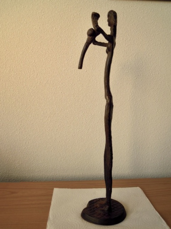 Modern hoog slank beeld van vrouw  -  42 cm. kopen? Bied vanaf 1!