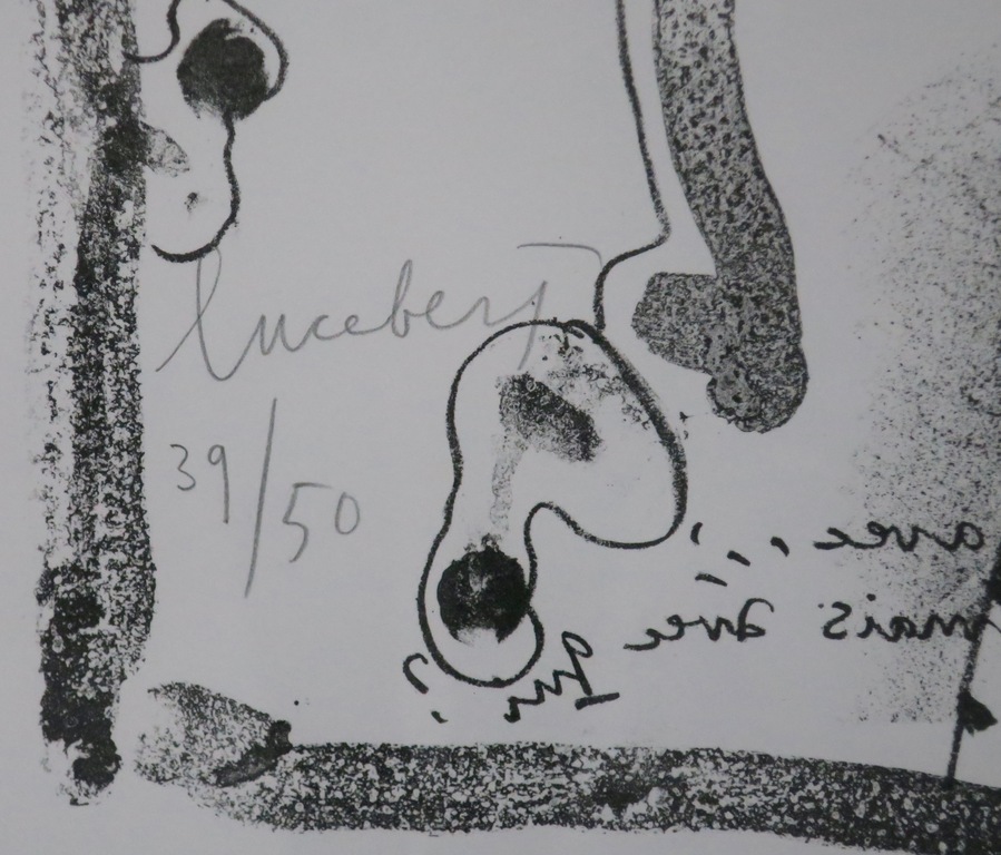 Lucebert: Litho, Je suis - Ingelijst (Groot) kopen? Bied vanaf 300!