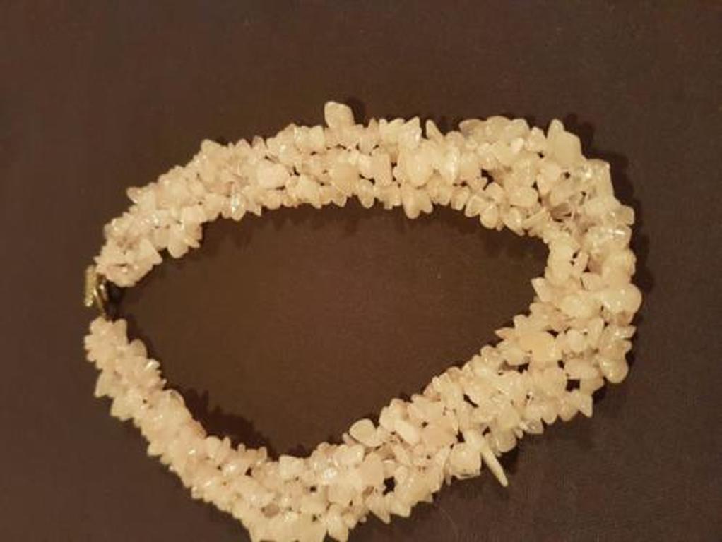 Choker ketting in rozenkwarts kopen? Bied vanaf 1!