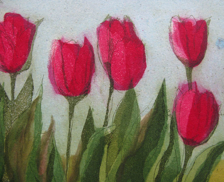 Laetitia de Haas - TULPEN II - kleurets kopen? Bied vanaf 1!