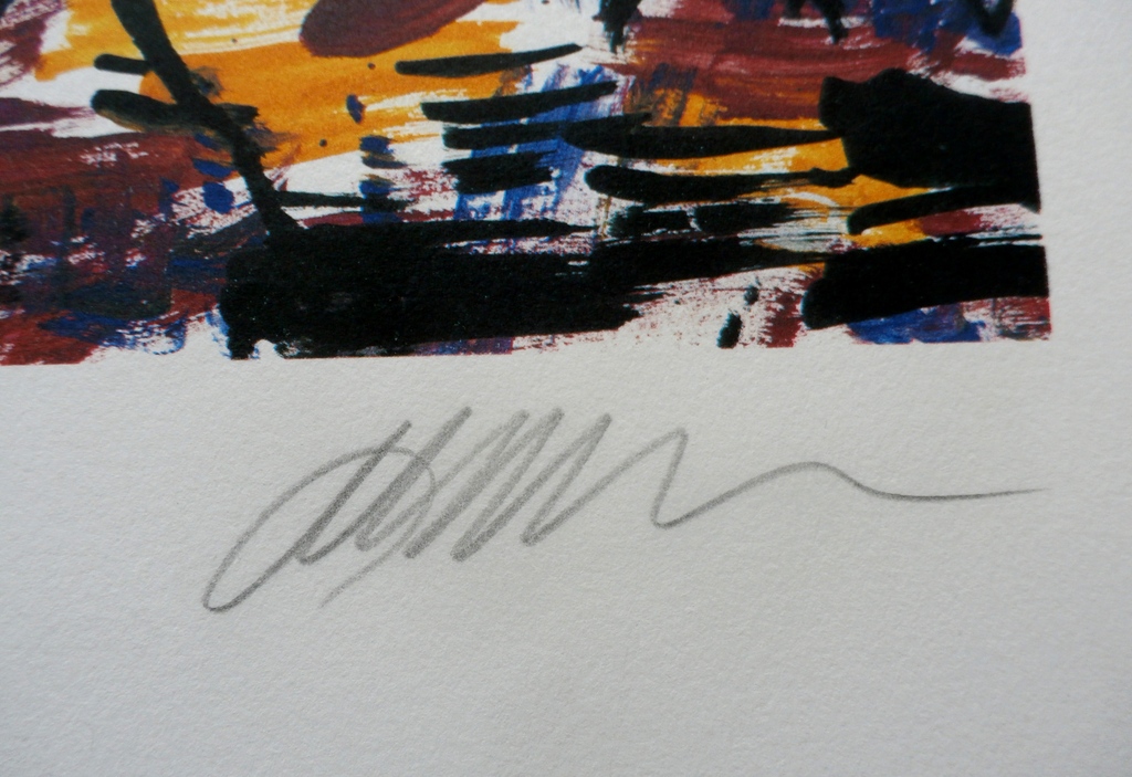 Arman - zeefdruk: Starry Night ( Hommage a van Gogh)  kopen? Bied vanaf 150!