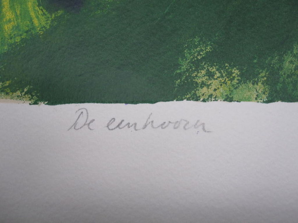 Eugene Brands 'De eenhoorn' - gesigneerde zeefdruk - oplage 150 ex. - 1997 kopen? Bied vanaf 325!