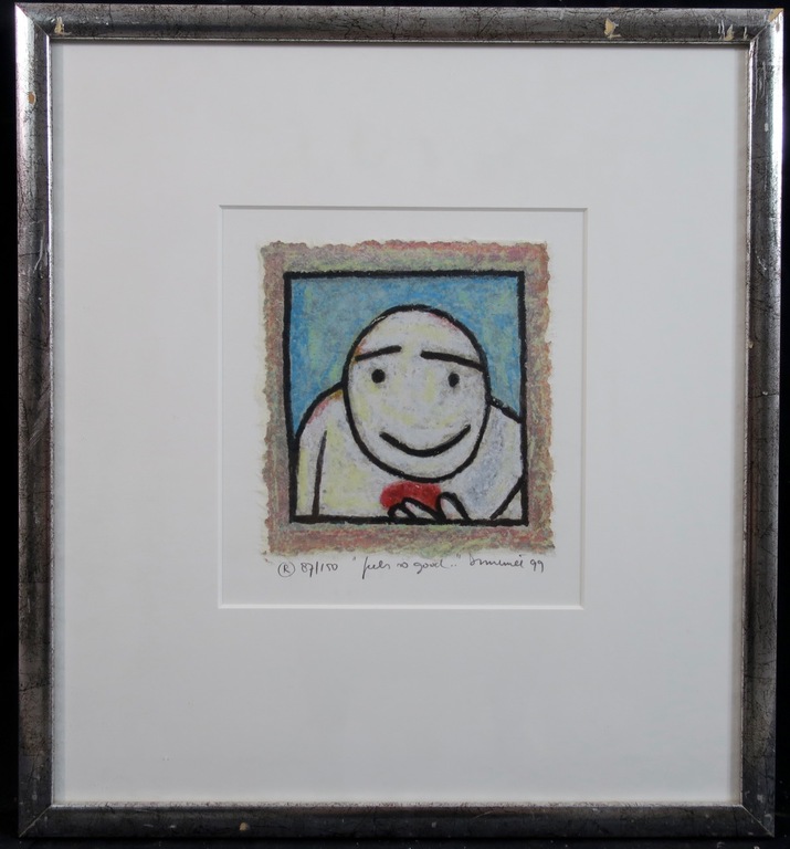 Hans Innemee: Zeefdruk, Feels so good - Ingelijst kopen? Bied vanaf 50!