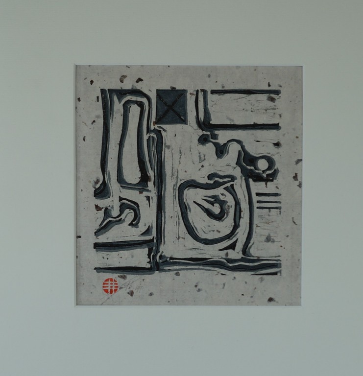 Harry Agema - gesigneerde linosnede - 1993  kopen? Bied vanaf 15!