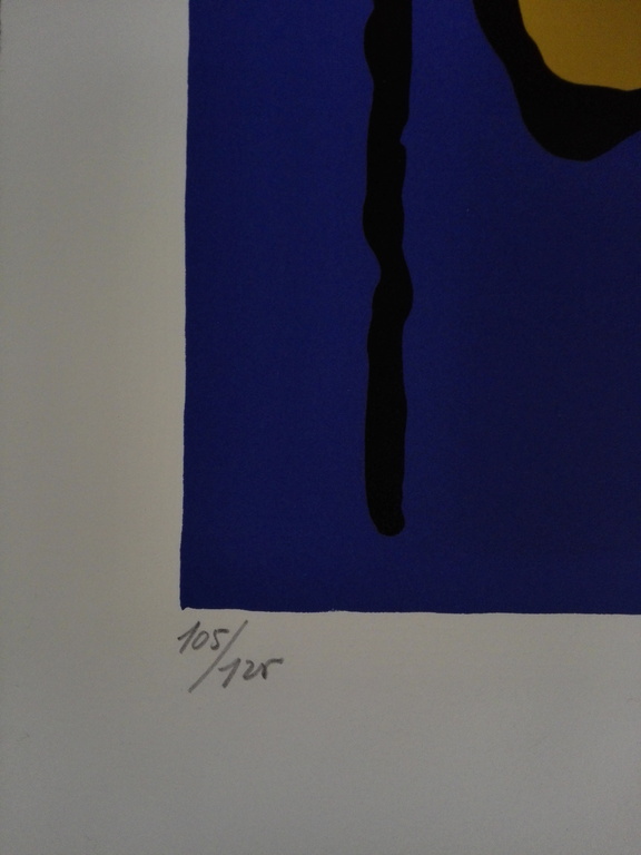 Willem Brauck, zeefdruk op papier kopen? Bied vanaf 20!