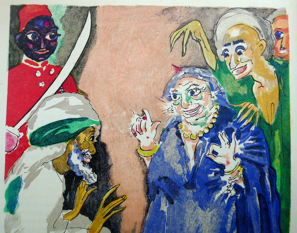 Kees van Dongen , twee houtgravures  naar aquarellen uit 1001 nacht, 1955 . kopen? Bied vanaf 20!