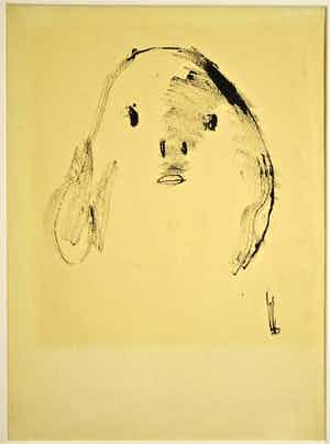 Melle Oldeboerrigter - Melle: Inkttekening. Figuur verkocht voor € 1!