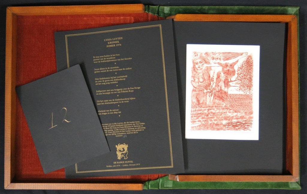 Lydia Luyten: Zes Etsen, aquatint, Kroniek verkocht voor € 40!