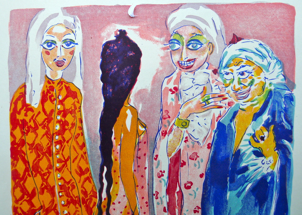 Kees van Dongen , twee houtgravures  naar aquarellen uit 1001 nacht, 1955 . kopen? Bied vanaf 20!