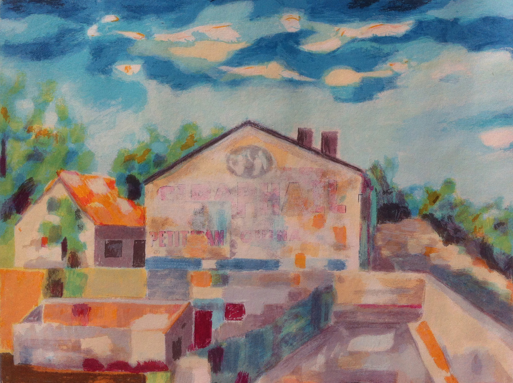 WILLEM BRAUCK (BRAUCKMANN): zeefdruk, Zonder titel verkocht voor € 55!