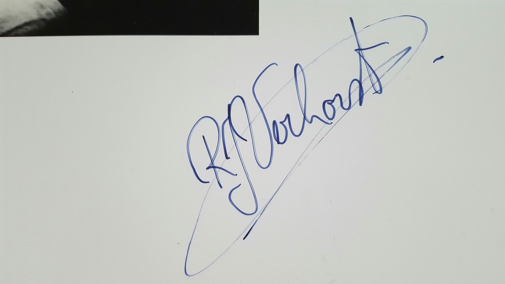 Rob Verhorst, gesigneerde foto, George Michael kopen? Bied vanaf 50!