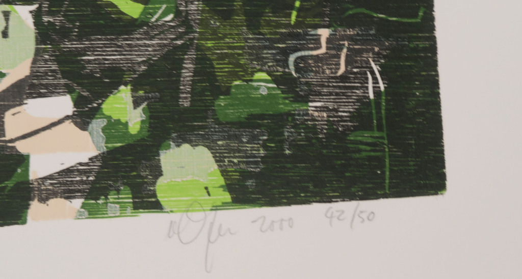 Vincent van Ojen: Houtsnede, Stilleven met bloemen kopen? Bied vanaf 35!