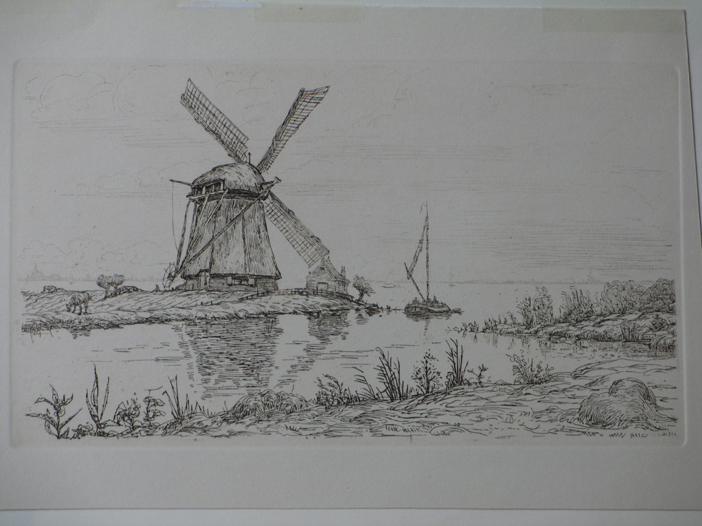 Maurits van der Valk, Molen aan de Braassem, Ets kopen? Bied vanaf 1!