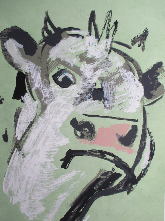 Paul Bartels, drie zeefdrukken uit serie "Stiertjes of de zonen van St. Lukas" kopen? Bied vanaf 1!