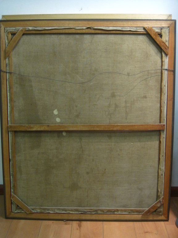 groot olieverf Amsterdams impressionisme ca. 1900 "staand naakt"  gesigneerd kopen? Bied vanaf 1!