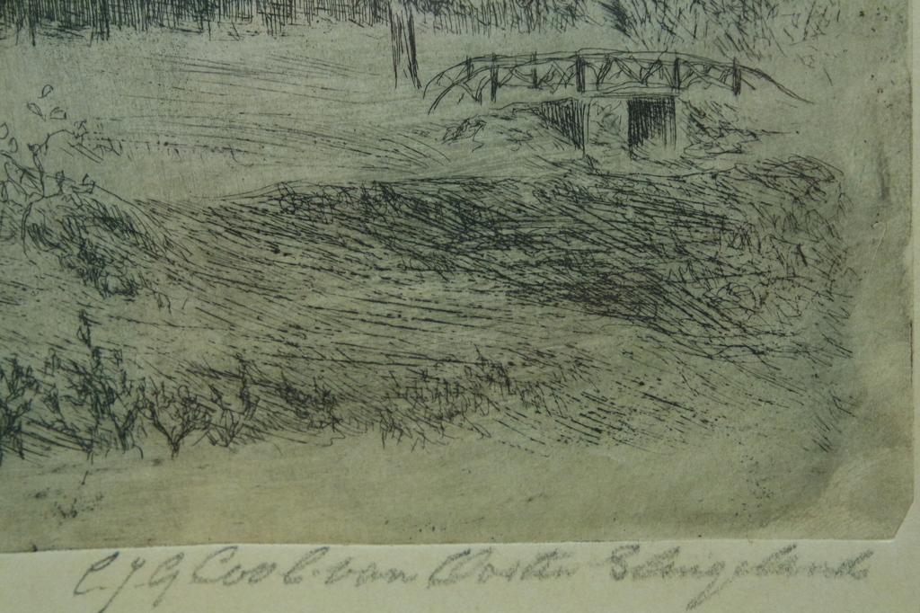 Cool - van Oosten Slingeland , C.J.G. (1887-1975) - ets - boomgezicht kopen? Bied vanaf 35!