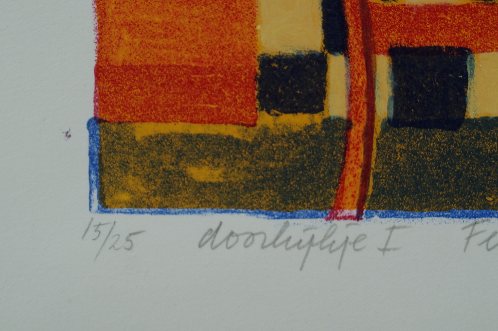 Fennek van der Elst - twee litho's - doorkijkje I en II - 2000 kopen? Bied vanaf 1!
