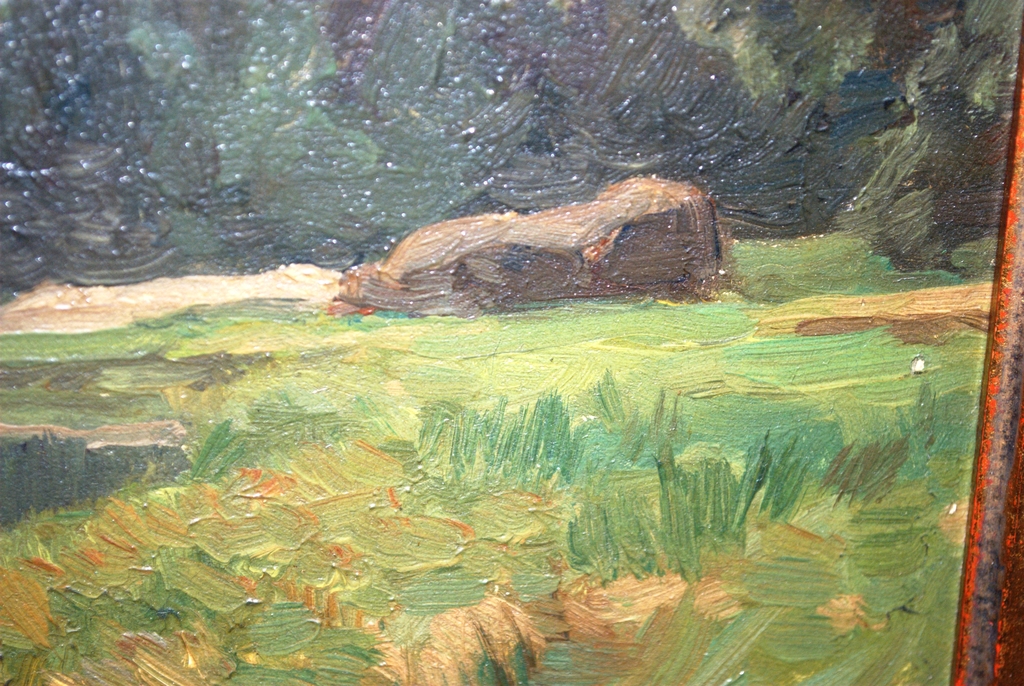 Waterlandschap - olieverf op paneel, gesigneerd  kopen? Bied vanaf 250!