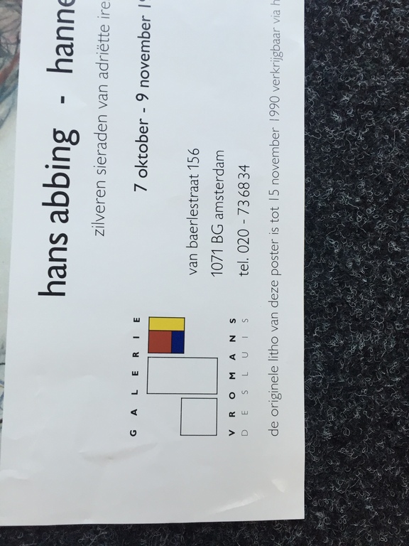 HANS ABBING 1 originele zeefdruk voor t AIDS Fonds 1990 kopen? Bied vanaf 1!