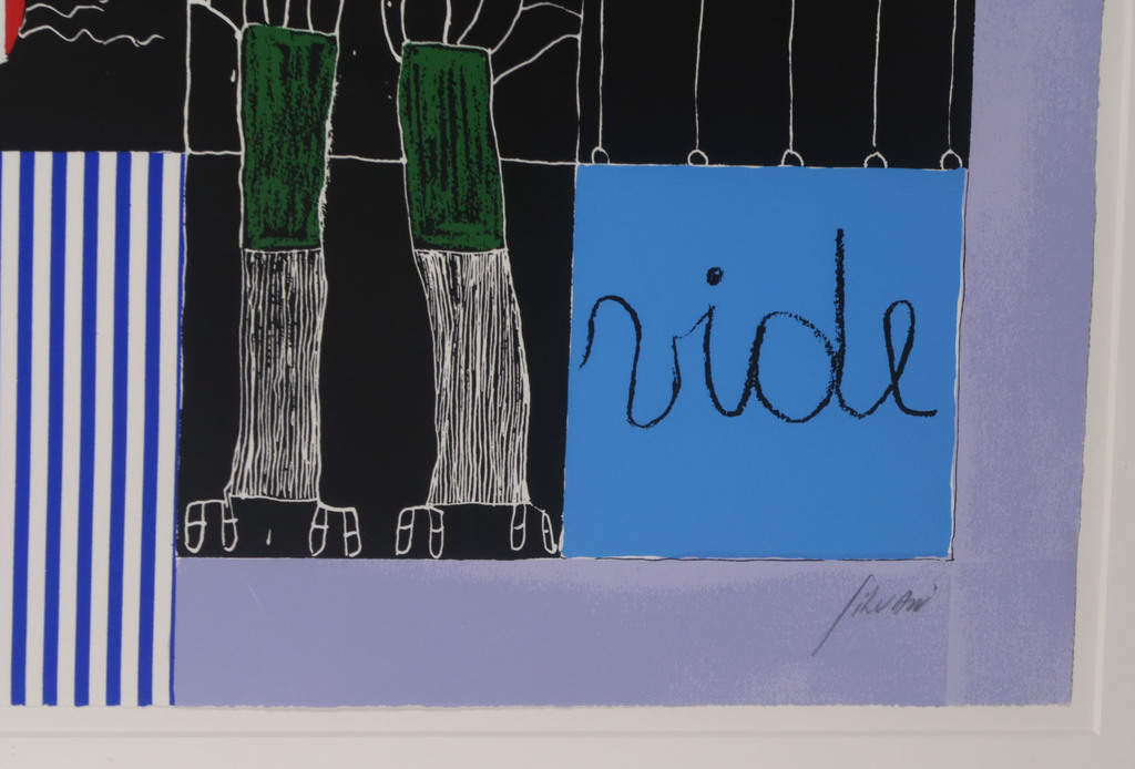 Christian Silvain: Zeefdruk, The Blind Bird - Ingelijst (Groot) kopen? Bied vanaf 50!