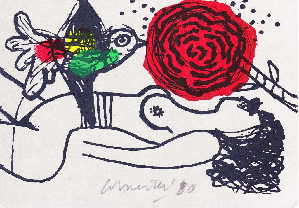 Corneille, litho uit 1980 verkocht voor € 90!