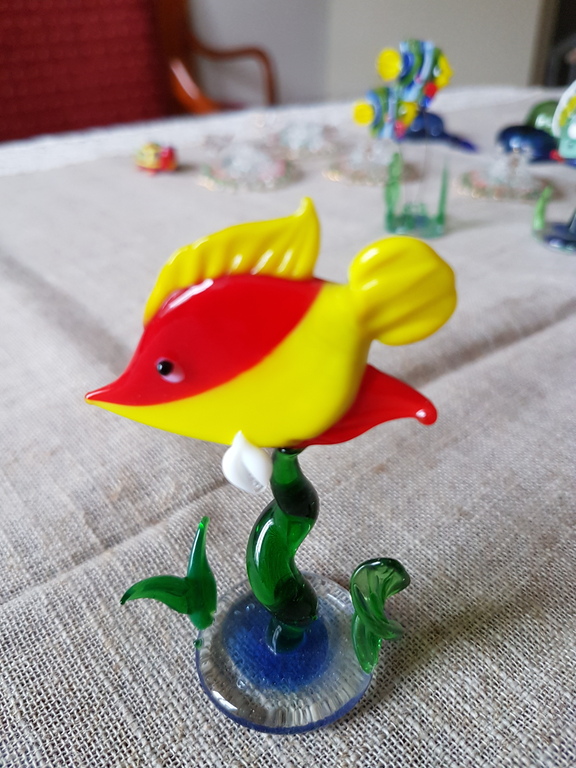 Murano glas vis  art 122 kopen? Bied vanaf 1!