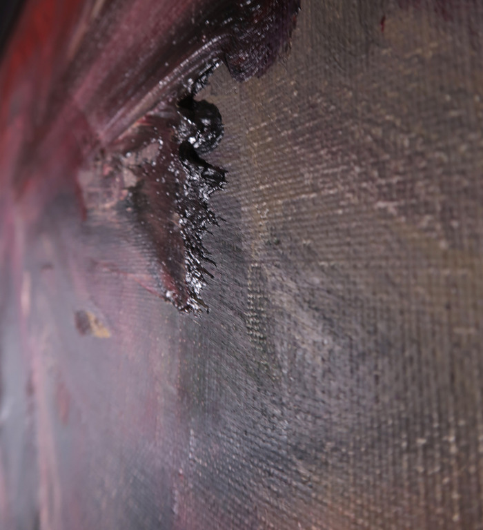 Charlotte Molenkamp: Olieverf op doek, Zonder titel - Ingelijst (Zeer groot) kopen? Bied vanaf 2200!