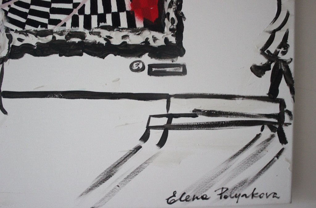 Elena Polyakova: Acrylverf , 	In the Museum of Modern Art kopen? Bied vanaf 100!