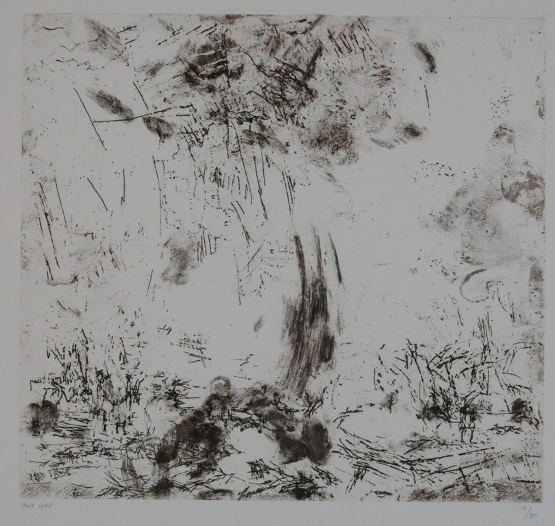 Wilfred Voet: Ets, Landschap kopen? Bied vanaf 1!