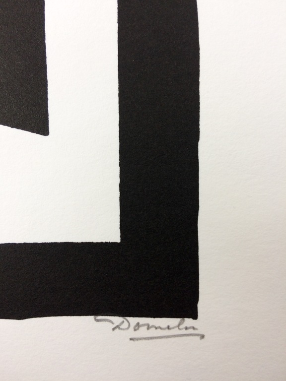 Cesar Domela: Zeefdruk, Portret man kopen? Bied vanaf 1!