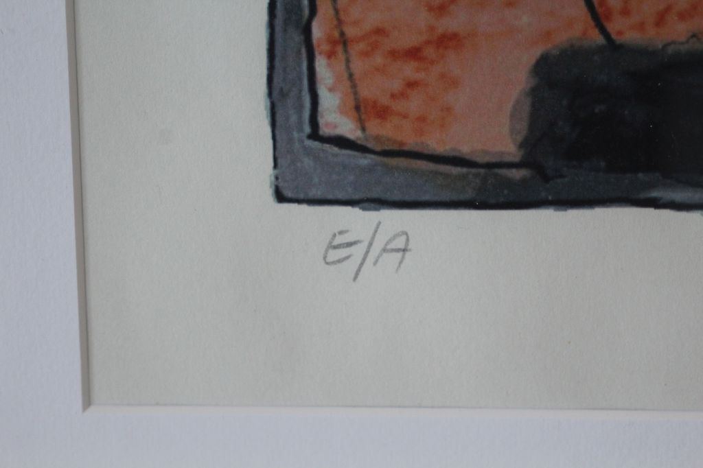 Corneille - ingelijste zeefdruk " Femme et Oiseaux " -  EA exemplaar - 2000 kopen? Bied vanaf 155!