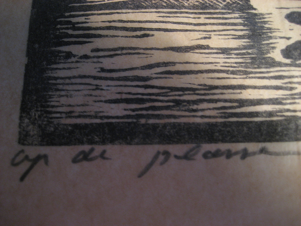  Jac. De Beer 3 Houtdrukken Flamingo's Op de Plas, en Giethoorn kopen? Bied vanaf 1!