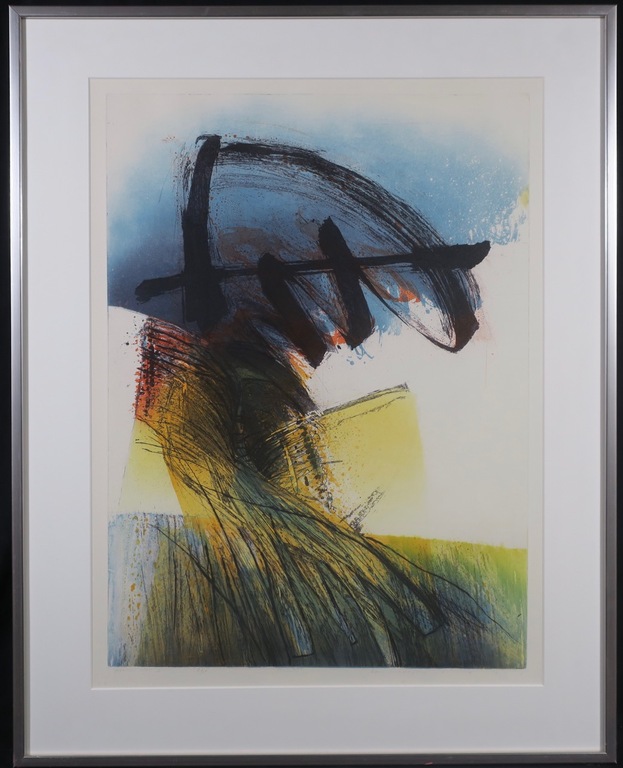 Hans Vredegoor: Ets en Aquatint, Gevallen Nike II - Ingelijst verkocht voor € 40!
